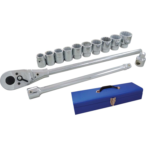Jeu de douilles et accessoires, 15 Mcx, Prise de 3/4" Auto-Cam