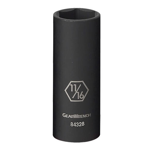 Douille, Chocs, 1/2", Prise 3/8", 6 pans, Profond Auto-Cam