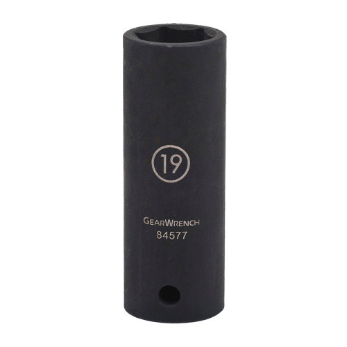 Socket, Impact, 17 mm, 1/2" Drive, 6 Points, Deep Auto-Cam