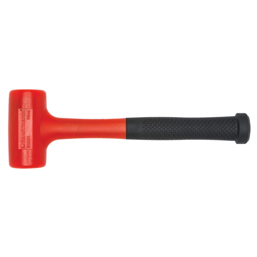Polyurethane Dead Blow Hammer, 33 oz., Textured Grip, 13-1/2" L Auto-Cam