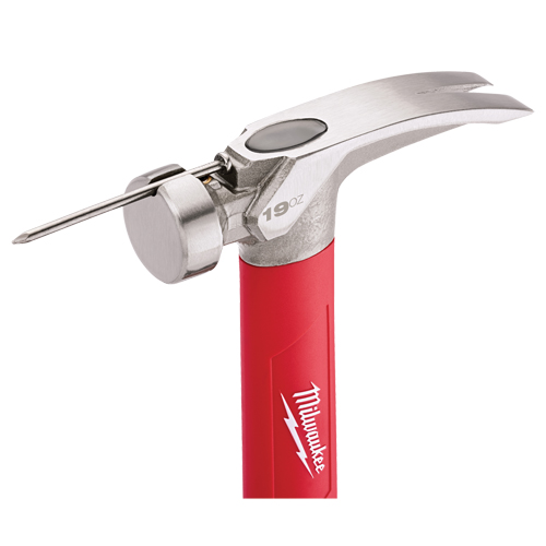 Marteau &agrave; face lisse, 19 oz., Prise en Fibre de verre, 15-1/4" lo Auto-Cam