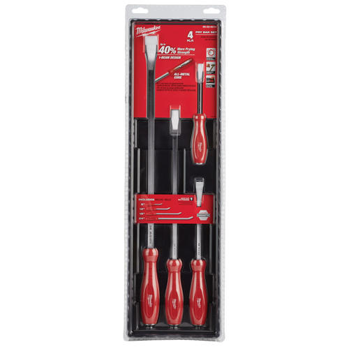 Pry Bar Set, 4 Pcs. Auto-Cam