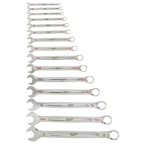 Wrench Set, Combination, 15 Pieces, Imperial Auto-Cam