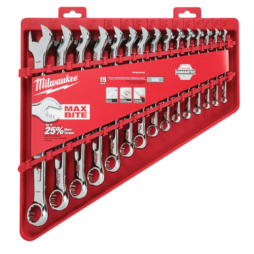 Wrench Set, Combination, 15 Pieces, Imperial Auto-Cam