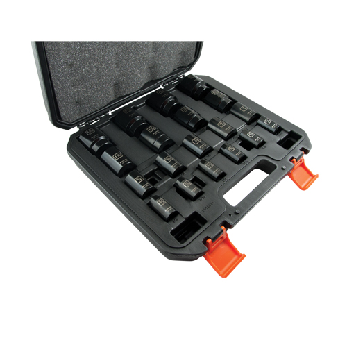 Jeu de douilles SAE, 19 Mcx, Chocs, Prise de 1/2" Auto-Cam