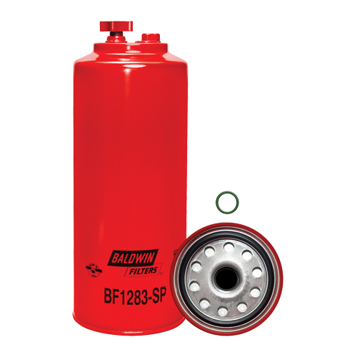 BF1283-SP Filtre &agrave; carburant s&eacute;parateur d'eau &agrave; visser avec orifice pour capteur & drain Auto-Cam