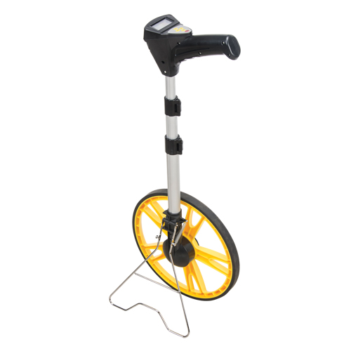 Roue d'arpentage num&eacute;rique, 12,5"/31,8 cm, Gamme de 99999,9 m, Pieds/m&egrave;tres Auto-Cam