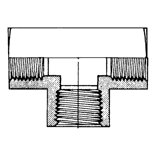 Raccord En T&eacute; Femelle, Laiton, 1/8" Auto-Cam