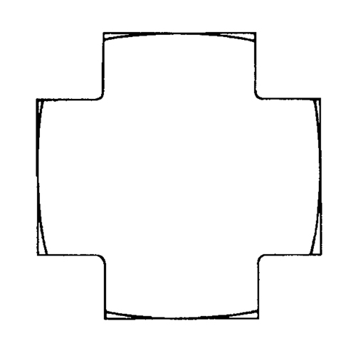 Raccord en croix 1/8" NPT Auto-Cam