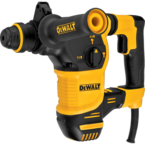 L-Shape SDS Plus Rotary Hammer, 3/16" - 7/8", 8.5 A, 0-5200 BPM BPM, 0-1150 RPM RPM, 2.58 ft.-lbs. Auto-Cam