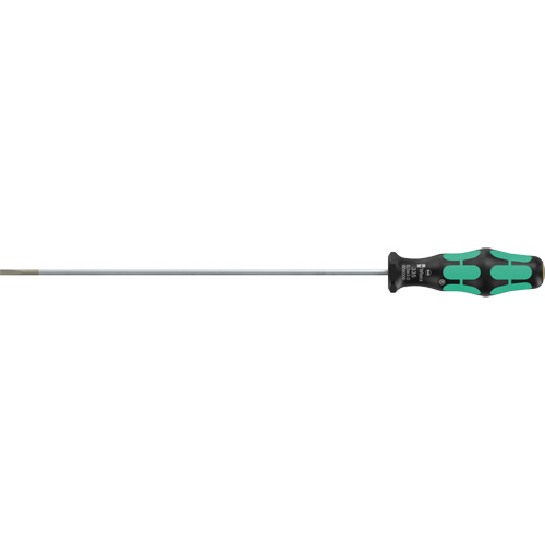 Slotted Screwdriver, 1/8" Tip, 8" L, Cushion Grip Handle Auto-Cam