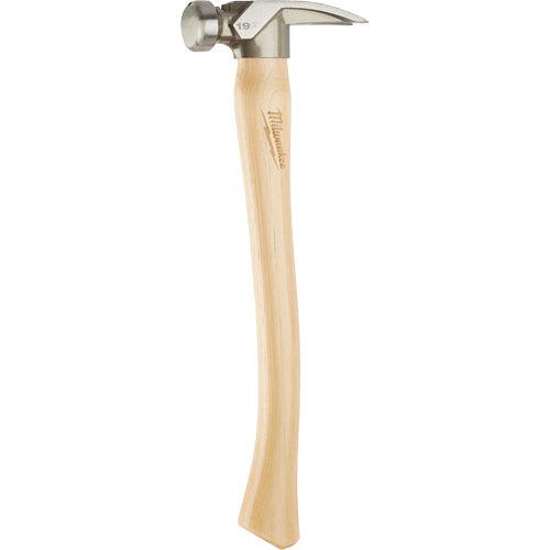 Smooth Face Framing Hammer, 19 oz., Wood Handle, 16" L Auto-Cam