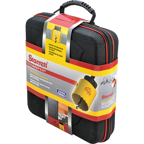 Industrial Hole Saw Kit, 14 Pieces Auto-Cam