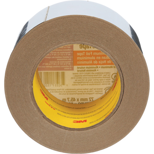 Ruban en aluminium Venture Tape, &eacute;paisseur 1,8 mils, 72 mm (3") x 45,7 m (150') Auto-Cam