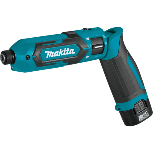 Impact Driver Kit, 1/4", 220 in-lbs Max. Torque, 7.2 V, Lithium-Ion Auto-Cam