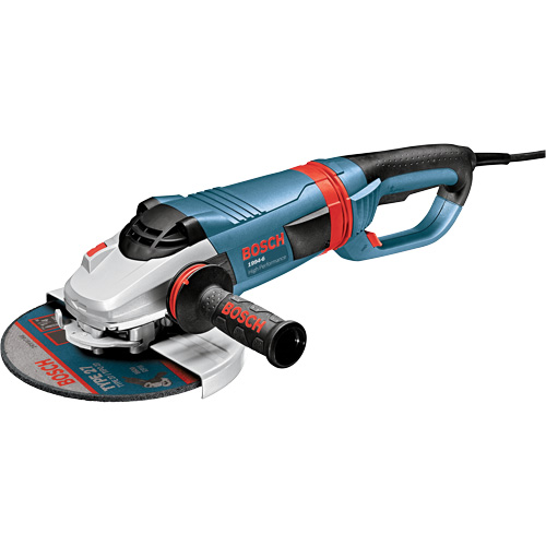 High Performance Large Angle Grinder, 9", 120 V, 15 A, 6500 RPM Auto-Cam