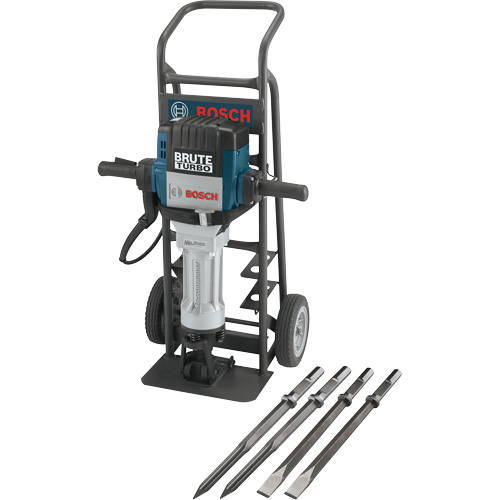 Brute Turbo Breaker Hammer with Deluxe Cart Auto-Cam