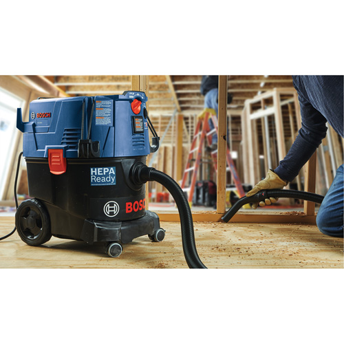 Dust Extractor, Abatement, 9 US Gal. (34.1 Litres) Capacity, Hepa Filtration Auto-Cam