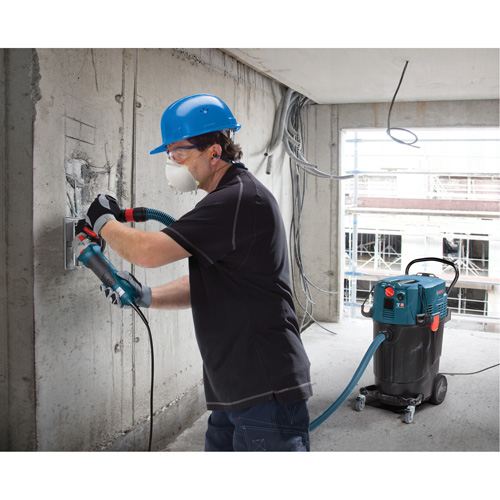 Dust Extractor, Abatement, 14.5 US Gal. (54.9 Litres) Capacity, Hepa Filtration Auto-Cam