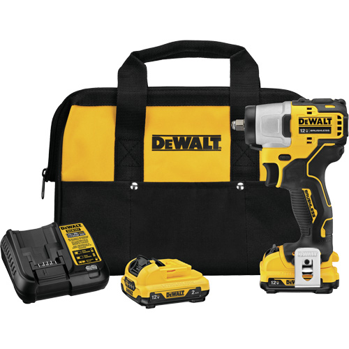 Xtreme Brushless Impact Wrench Kit, 12 V, 3/8" Socket Auto-Cam