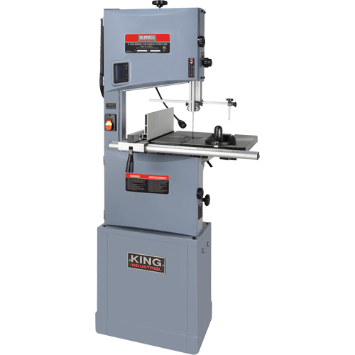 Scie &agrave; ruban &agrave; deux vitesses de 14" pour le bois, Vertical, 120 V, 1476 pi²/min/3280 pi²/min Auto-Cam