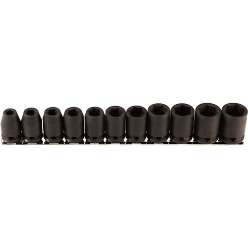 Jeu de douilles, 11 Mcx, Chocs, Prise de 3/8" Auto-Cam