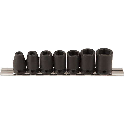 Magnetic Socket Set, 7 Pcs, Impact, 3/8" Drive Size Auto-Cam