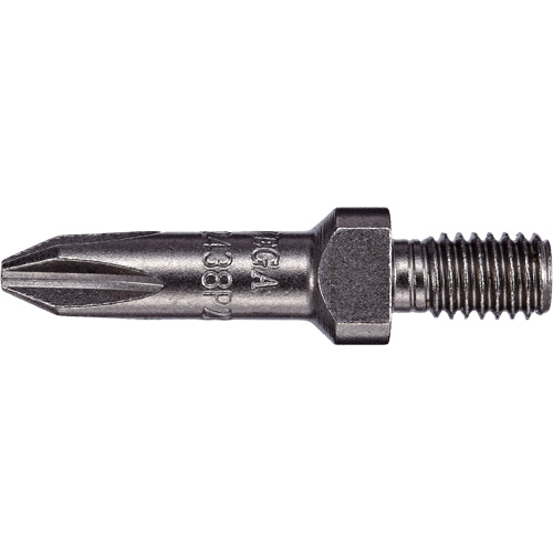 Embout cruciforme filet&eacute; 1/4"-24 extra dur Auto-Cam