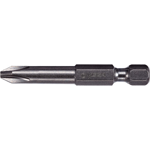 Power Bit, Phillips, #2 Tip, 1/4" Drive Size, 2-3/4" Length Auto-Cam