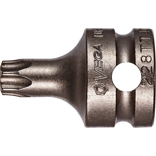 Embout &agrave; ins&eacute;rer, Torx inviolable, 25 x 1" lo, Prise 3/8" Auto-Cam