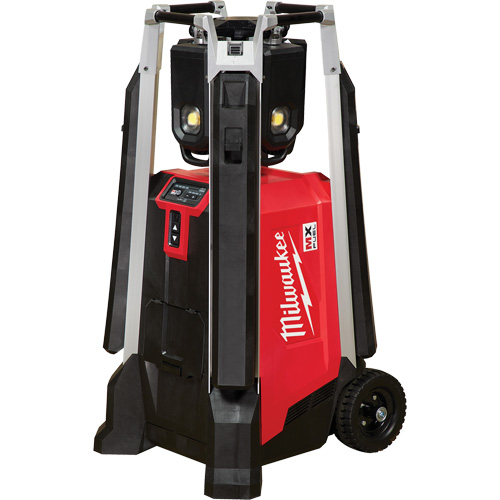 MX Fuel Rocket Tower Light & Charger, LED, 27000 Lumens Auto-Cam