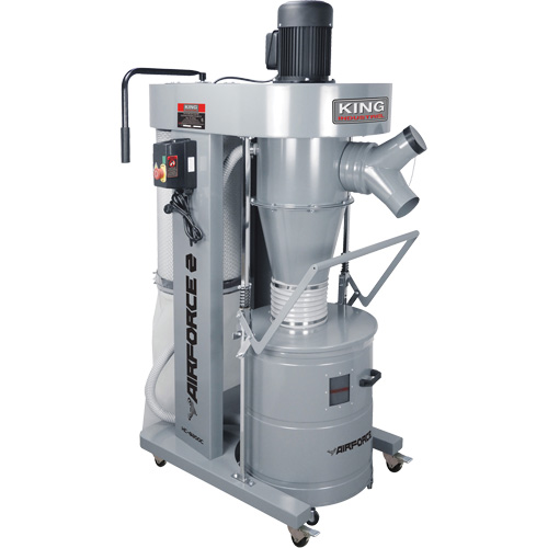 Cyclone Dust Collector, 26" x 47" x 70" Auto-Cam