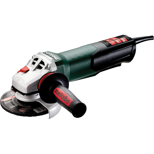 Quick Angle Grinder, 5", 120 V, 13.5 A, 11000 RPM Auto-Cam