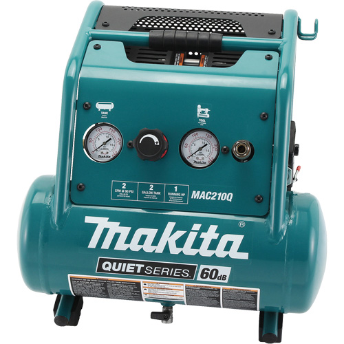 Compresseur d'air s&eacute;rie Quiet, &eacute;lectrique, 2 gal. (2,4 gal. US), 135 PSI, 120/1 V Auto-Cam