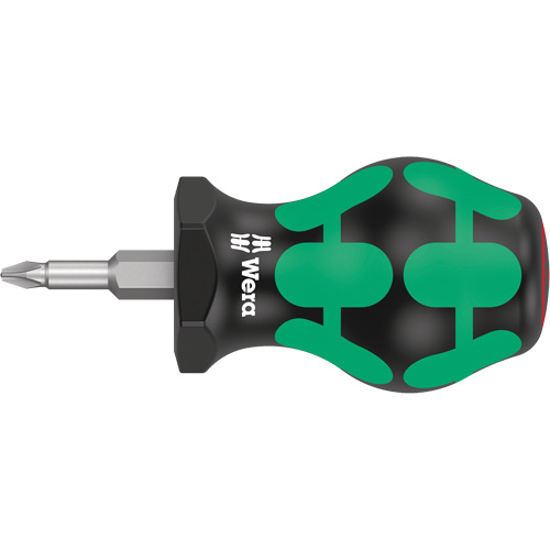 Tournevis Phillips court, #1, 4" l, Prise Plastique Auto-Cam