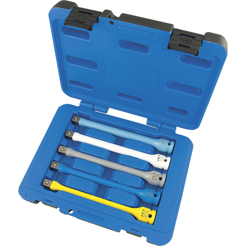 JTLE-5S Torque Limiting Impact Extension Set, 1/2" Drive, 65 ft-lbs./80 ft-lbs./100 ft-lbs./120 ft-lbs./140 ft-lbs. Torque, Multiple Auto-Cam