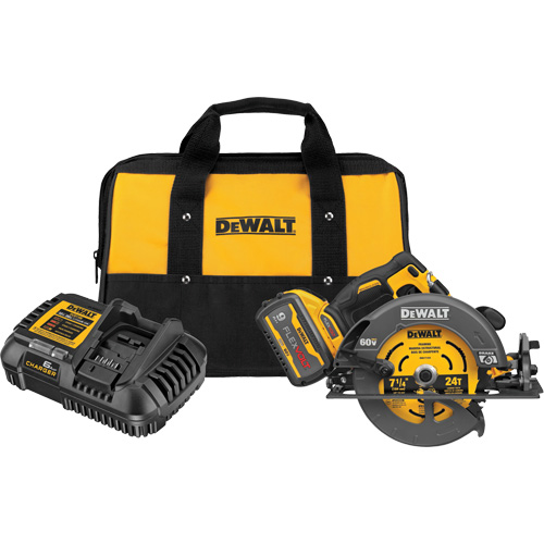FlexVolt&reg; Max Brushless Circular Saw with Electric Brake Kit, 7-1/4", 60 V Auto-Cam
