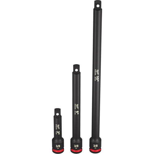 Jeu de rallonges pour douilles Shockwave Impact-Duty, Chocs, Prise 3/8", 3"/6"/10" lo Auto-Cam