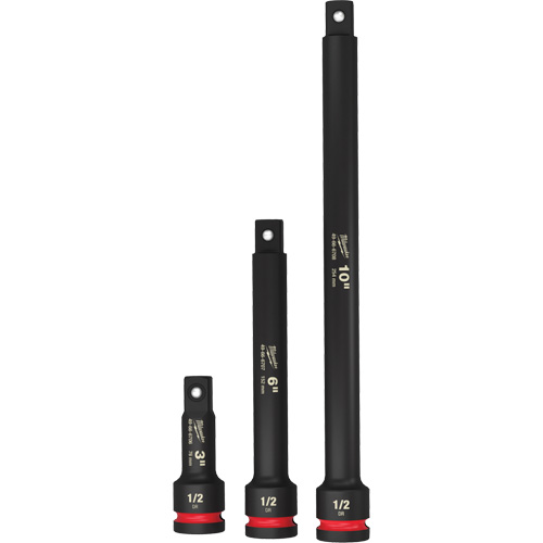 Jeu de rallonges pour douilles Shockwave Impact-Duty, Chocs, Prise 1/2", 3"/6"/10" lo Auto-Cam