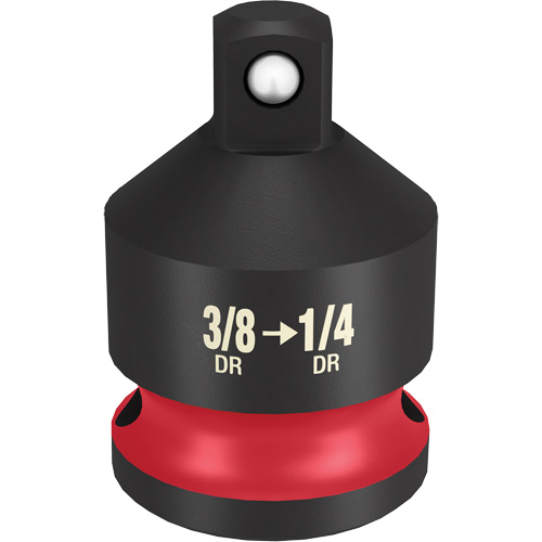 Shockwave Impact Duty Drive Adapter, Impact, 3/8" Drive, 1/4" Socket, 1.08" L Auto-Cam