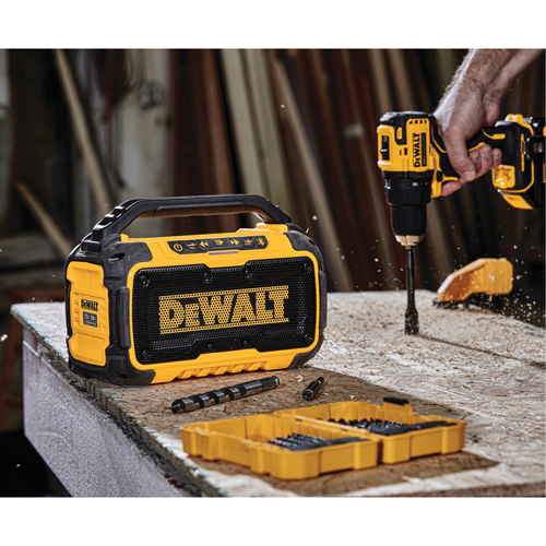 Max Jobsite Bluetooth&reg; Speaker (Tool Only), Lithium-Ion, 12 V/20 V Auto-Cam