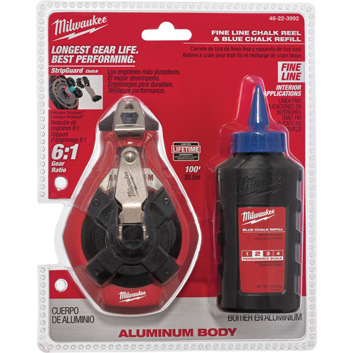 Trousse de cordeau &agrave; craie pour ligne fine Auto-Cam