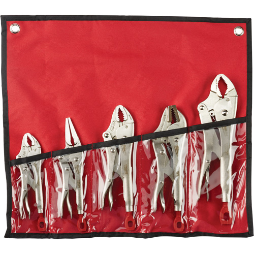 Torque Lock Locking Pliers Kit, 5 Pieces Auto-Cam