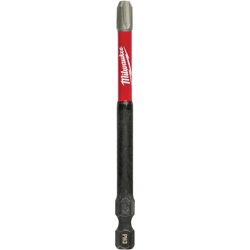 Embout de tournevis Shockwave Impact Duty, Phillips, Embout #3, Prise 1/4", Longueur 3-1/2" Auto-Cam
