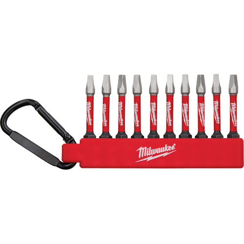 Shockwave Impact Driver Bit Set, Square, #2, 1/4" Drive Auto-Cam