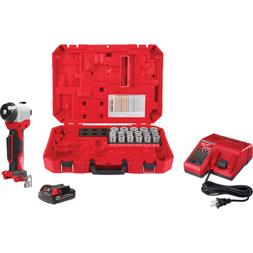 Trousse de pince &agrave; d&eacute;nuder M18 avec 17 bagues en cuivre THHN/XHHW Auto-Cam