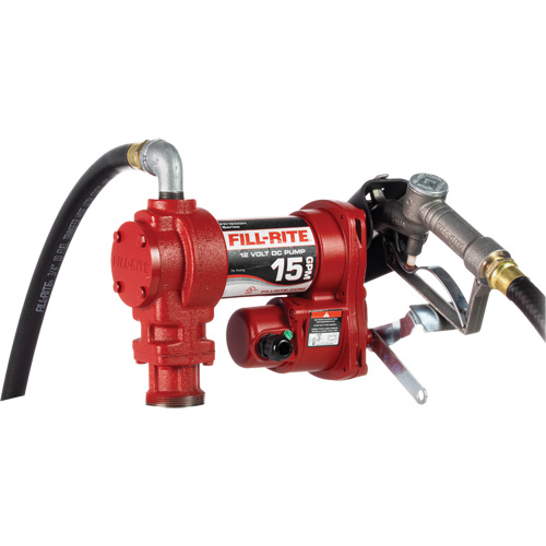 Heavy-Duty Fuel Transfer Pump with Manual Nozzle Auto-Cam