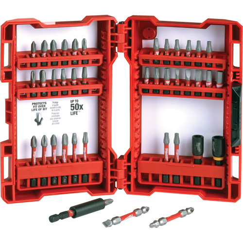 40-Piece Shockwave Impact Duty Driver Bit Set Auto-Cam