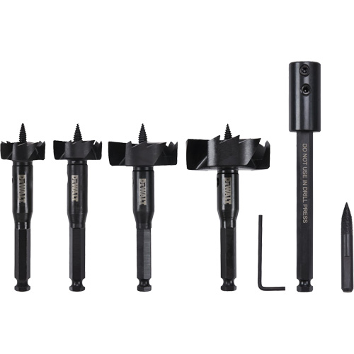 Self-Feed Bit Kit, 5 Pieces Auto-Cam