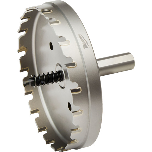 One-Piece Carbide Hole Cutters, 4", 3/16" Depth of Cut Auto-Cam